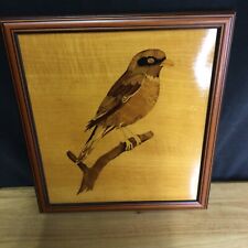 Wooden marquetry bird for sale  BLACKPOOL