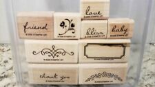 Stampin noteworthy rubber for sale  Los Banos