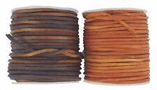 Leather square cord for sale  Shipping to Ireland