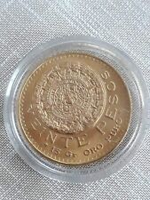 Goldmünze pesos aztekenkalend gebraucht kaufen  Heessen