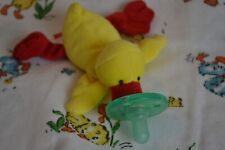 Chupeta Mary Mayer Wubbanub Yellow Duck Lovey brinquedo de pelúcia, usado comprar usado  Enviando para Brazil