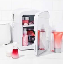 Chefman Portable Mirrored Personal Fridge 4 Liter Mini Refrigerator Skin Care..., used for sale  Shipping to South Africa