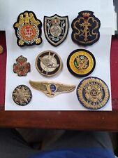 9 BULLION PATCHES GOOD TO EXCELLENT CONDITION for sale  Shipping to South Africa