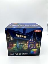 Smart RGB LED Flood Lights Warm White & 16 Million Color - 4 Pack for sale  Shipping to South Africa