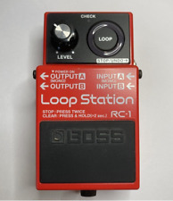 BOSS RC-1 Loop Station Looper Guitarra Baixo Pedal Compacto Teste Concluído comprar usado  Enviando para Brazil