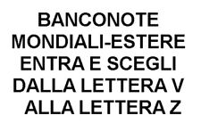 Banconote estere mondiali usato  Italia