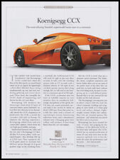 Koenigsegg print article d'occasion  Expédié en Belgium