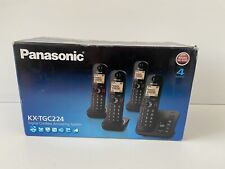 Używany, Panasonic KX-TGC224EB DECT Telefon bezprzewodowy z sekretarką Czarny, (Quad) na sprzedaż  Wysyłka do Poland