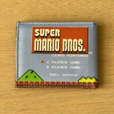 Billetera plegable unisex estilo retro de 8 bits para Nintendo Super Mario Bros nivel 1  segunda mano  Embacar hacia Argentina