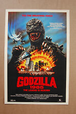 Godzilla 1985 lobby for sale  Augusta