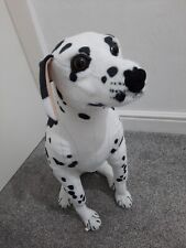 Large Dalmatian  - 70cm Sitting Lifelike Stuffed Dog Plush toy. for sale  GRIMSBY