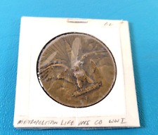 Used, WWI Metropolitan Life Insur Bronze Coin Tiffany & Co $5,000 War Saving Stamps for sale  Shipping to South Africa