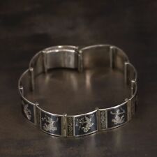 vintage siam silver bracelet for sale  USA