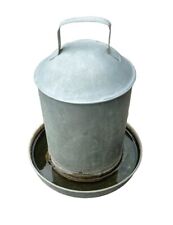 Galvanised poultry water for sale  UK