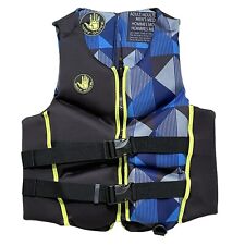 Chaleco salvavidas de neopreno para hombre guante corporal chaleco wakeboard geo negro/azul medio segunda mano  Embacar hacia Argentina