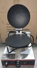 Commercial  Waffle Cone Maker 120V Electric Non Stick Round Golden Griddle, used for sale  Shipping to South Africa
