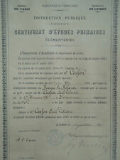 Certificat etudes primaires d'occasion  Beaune-la-Rolande