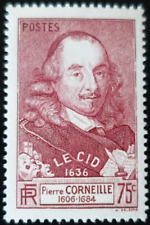 FRANCE STONE CORNEILLE "LE CID" stamp n°335 new ** LUXURY MNH for sale  Shipping to South Africa