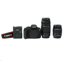 Kit de lentes doble zoom Canon EOS Rebel T7 cámara réflex digital EF-S 18-55 mm y EF 75-300 mm segunda mano  Embacar hacia Argentina