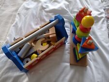 Used, Baby Toddler Wooden Toy Bundle Set. John Lewis & other. for sale  Shipping to South Africa