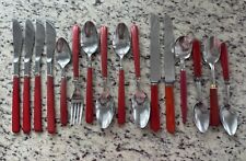 De colección surtido patrón platería 16 piezas 9 cucharas 6 cuchillos 2 tenedores? Baquelita segunda mano  Embacar hacia Argentina