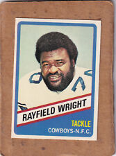Used, 1976 Topps Wonder Bread Football Rayfield Wright Dallas Cowboys #8 MINT for sale  Shipping to South Africa