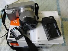 Câmera Digital Sony Alpha NEX-F3K 16.1MP - Preta (Kit com Lente E OSS 18-55mm) comprar usado  Enviando para Brazil