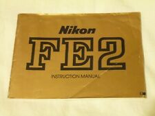 Nikon fe2 instruction for sale  UXBRIDGE