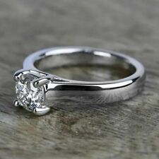 2.00 Ct Diamond Round Cut Solitaire Engagement Ring 925 Sterling Silver for sale  Shipping to South Africa