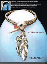 Publicite chaumet bijoux d'occasion  Cires-lès-Mello