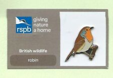 rspb pin badges robin for sale  GRAVESEND