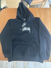 Stussy hoodie black for sale  DUNSTABLE