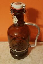 Used, 2 Liter 2L Flip-top growler with metal handle, Ultenmunster Brauer Bier for sale  Shipping to Canada