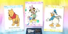 Conjunto completo de 52 cartões digitais coleção festa de Páscoa coleção Disney Topps, usado comprar usado  Enviando para Brazil