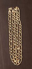14k gold figaro chain for sale  Coraopolis