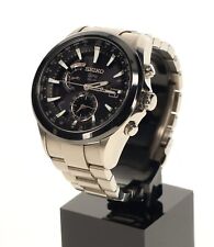 Relógio masculino Seiko Astron preto movido a energia solar resistente à água - SBXA003 7X52-0AA0, usado comprar usado  Enviando para Brazil