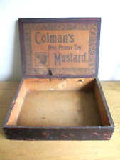 Antique colman mustard for sale  NORWICH