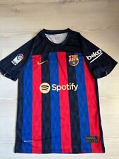 Camiseta deportiva de fútbol Nike FC Barcelona Lewandowski #9 para niños segunda mano  Embacar hacia Argentina