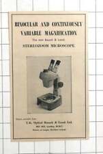 1960 stereozoom microscope for sale  UK