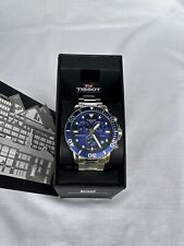 Relógio masculino Tissot Seastar cronógrafo azul aço inoxidável (USADO) comprar usado  Enviando para Brazil