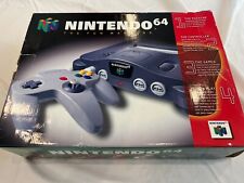 Console Nintendo 64 N64 na caixa com inserções de espuma FUNCIONA LIMPO TESTADO comprar usado  Enviando para Brazil