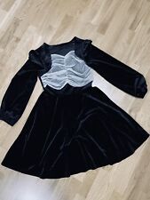 Samtkleid schwarz gothic gebraucht kaufen  Leipzig