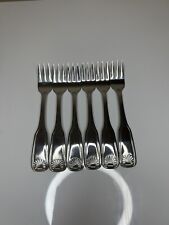 Set Of 6 Stainless Steel Cocktail Forks Antique Shell for sale  Shipping to South Africa