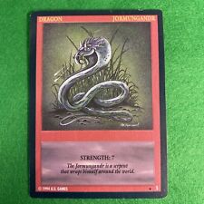 WYVERN CCG RARO CARTÃO DE DRAGÃO LIMITADO 5 JOGO JORMUNGANDR JOGOS DOS EUA 1994 comprar usado  Enviando para Brazil