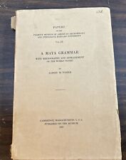 Papers of the Peabody Museum of American Archaeology and Ethnology, Harvard 1921, usado segunda mano  Embacar hacia Argentina