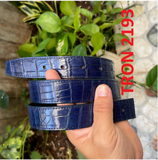 Usado, Hebilla de cinturón genuina de cuero de cocodrilo hecha a mano Hermès H, ancho 3,8 cm segunda mano  Embacar hacia Argentina