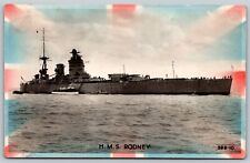 Postcard hms rodney for sale  Shipping to Ireland