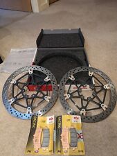 Discs Brembo Aprilia RSV4 1100 Factory 2019 Brake Floating Pair Front Serie Oro, used for sale  Shipping to South Africa