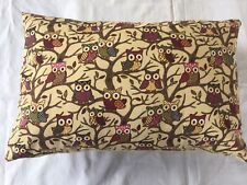 Owl bolster cushion for sale  IMMINGHAM