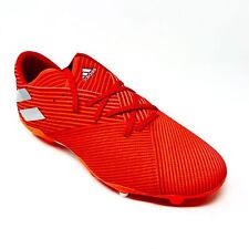 Chuteiras de futebol masculinas Adidas Nemeziz 19.2 FG vermelhas/prata BX 13 comprar usado  Enviando para Brazil